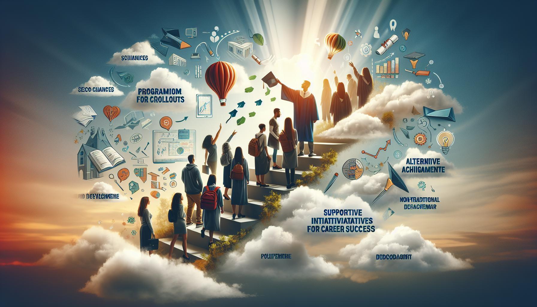 Programs for college dropouts: Supportive Initiatives for Career Success